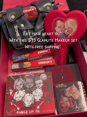 @Glamlite #glamlite #glamlitecosmetics #glamlitexchucky #chucky #tiffany #glen #makeup #cosmetics #makeupset #tiktokshop #tiktokshopfinds #tiktokshopping #tiktokshoploveatfirstfind #tiktokshopholidayhaul #tiktokshopspringsale #tiktokshopsummersale #tiktokshopspringsale #tiktokshopspringglowup ##springtok #tiktokshopspringsale2025 #freeshipping #freeshiping