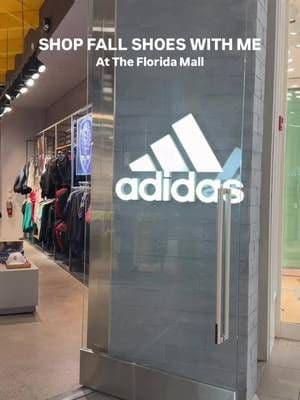 Help me shop for fall shoes from Adidas at @shopfloridamall! #sponsored #simonmalls #orlandotok #orlandoshopping #orlandomalls