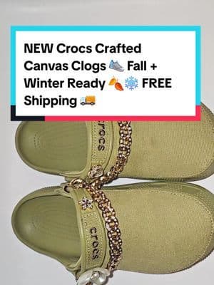 NEW Crocs Crafted Canvas Clogs 👟 Built for Fall + Winter 🍂❄️ All-day comfort, sleek style, and yes — FREE Shipping 🚚. Don’t miss this upgrade. … #fyp #abbydames #Crocs #CrocsStyle #CrocsOutfit #CrocsLove #CrocsTok #CrocsTrend #ComfyStyle #FallFashion #TikTokShopRestock #tiktokshopcreatorpicks #BahamianCreator #BahamianInfluencer #CaribbeanCreator #CaribbeanInfluencer #Austininfluencer #Austincreator #Texasinfluencer #Texascreator #UGC #TikTokpartner #blacktiktok #TikTokShopFallDealsForYou #AutumnLiving #TikTokShopBlackFriday #TikTokShopCyberMonday #SuperBrandClub #ViralOnTikTokShop #FentySuperBrandDay #susteassuperbrandday