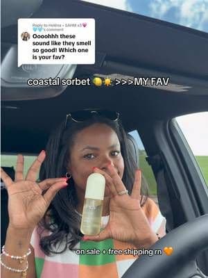 Replying to @Heléna • SAHM x3💗🩵🩵 okay but this one??? 😍🍋 coastal sorbet is my fav… but layering is still THAT GIR