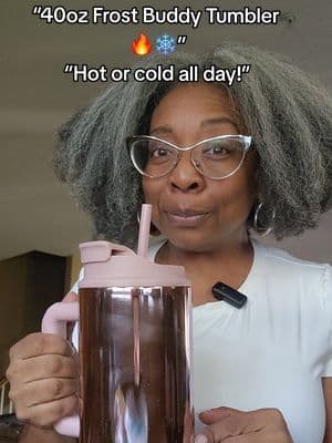 40oz Frost Buddy Tumbler 🔥❄️ Hot or cold all day! #FrostBuddy #TikTokMadeMeBuyIt #nomadlife #TumblerTok #TeacherLife