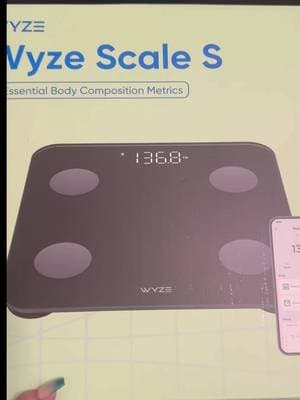 Wyze Scale S #wyze #weightloss #foryou #foryoupage #fypage #fypシ゚viral #fyppppppppppppppppppppppp #healthy #health #fitness #techtok #technology #tiktokshop