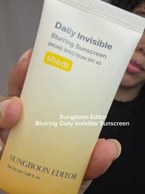 @SUNGBOON EDITOR 🧴 Lightweight gel-cream. ☁️ Silky and smooth. 🌬️ Weightless. 🫧 Melts into the skin. ✨ Invisible finish. 🪞 Soft-focus/blurring effect. 🌿 Non-greasy. 💄 Wears well under makeup. 🚫 No white cast. 💧 Comfortable for everyday wear. #Sungbooneditor #invisiblesunscreen #tiktokshopcreatorpicks