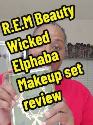 This R.E.M Beauty Elphaba Makeup is so pretty and looks good on dark skin 😍 #tiktokshop #tiktokshopblackfriday #cosplaycontentcreator #momcosplayer #cosplaylife #momcosplayer #over50club #rembeautyreview