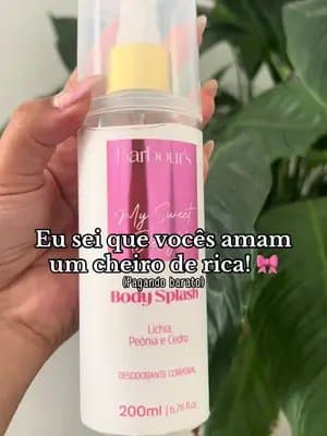 Cheiro de rica pagando barato! Compre aqui no carrinho laranja com desconto! Esse body splash é surreal de bom!🎀😮💨 #bodysplash #cheiroderica #tiktokshop #fyp #viral