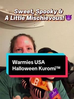 A little sweet, a little mischievous, and a whole lot of adorable! 😈🖤 @Warmies Halloween Kuromi™ brings her signature attitude to spooky season with an orange and black outfit, gentle weight, French lavender scent, and microwaveable warmth. 🧡🖤🧡 Because who says cozy can’t have a little attitude? Follow the included heating instructions before warming. If you’re interested, I’ve linked it below. 🛍️ Please like, save, share & follow me for more great finds! 💖 I’m not a medical professional. Individual results may vary. #WarmiesUSA #KuromiHalloween #ShopWithConfidence #TikTokShopBlackFriday #DiscoverYourGift