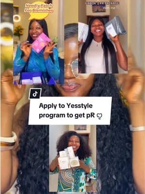 Manifested PR box ??this is how you can get it 😊from Applying @YesStyle influencer program comment send link 🔗 and I