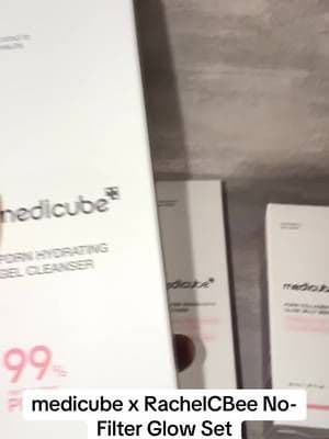 medicube teamed up with RachelCBee for this coordinated skincare collection featuring moisture-focused products. Because the skincare shelf can always make room for a little more glow! 🩷 #Medicube #NoFilterGlow #KoreanSkincare #GlowingSkin #TikTokShop