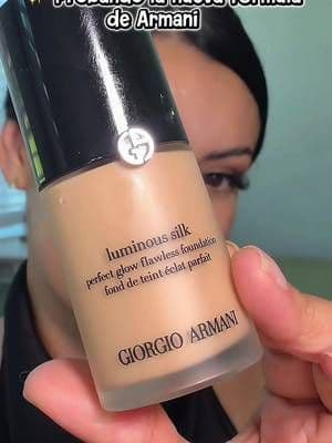 ✨ Probando la nueva Luminous Silk Natural Glow Blurring Foundation junto al Luminous Silk Concealer: cobertura modulable, acabado luminoso natural y una mirada más iluminada 🤍 @armanibeauty @sephora #GiftedByArmani #LuminousSilk #ArmaniBeauties