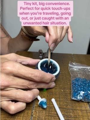 Never go anywhere without a back up plan! #ad #tresswellness #wax #waxingkit #waxonthego @Tress Wellness