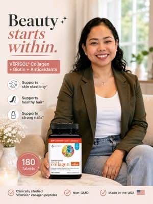 I thought it was going to be just another collagen supplement… then I actually looked at the formula 👀✨ Check the orange cart for the current deal. #Youtheory #VerisolCollagen #CollagenPeptides #BeautyFromWithin #tiktokshopcreatorpicks