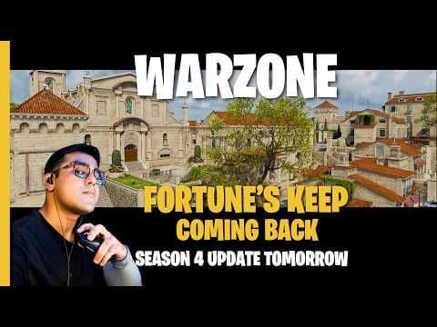 Call of Duty Warzone Season 4 Update Tomorrow | Fortune's Keep Returns + MW4 Dev Talk