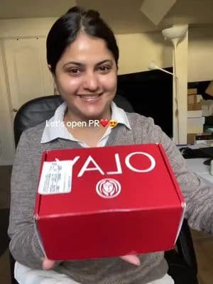 Let’s open #pr @Olay Skin Care 😍🤗 #happ #Inverted