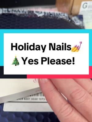 Gorgeous custom holiday nails perfect for us DIYers! @lovful store #bfcm #pressonnails #diynails #tiktokshopblackfriday #tiktokshopcybermonday