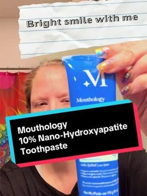 Trying @Mouthology 10% Nano-Hydroxyapatite Toothpaste and adding it into my everyday brushing routine. 🦷✨ I’m excited t