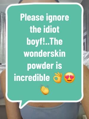 I can't believe how amazingly good this is! It covers EVERYTHING! #wonderskinfilterpowder #wonderskin #amazing #shocked