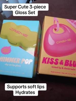 Gloss just makes everything better 😌 The Creme Shop 3-Piece Gloss Set gives shine, smooth feel, and everyday glam. Snag it before it’s gone. ⏳ #tiktokshop #tiktokshopfinds #lipglossaddict #glowup #beautyroutine