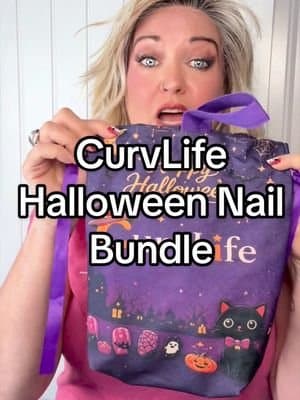 Thereโs a reason CurvLife is a top rated presson nail brand! โฌ๏ธ Check the price ๐คฏ Tap the orange cart #pressonnails #halloweennails #athomenails #dealsforyoudays #tiktokshopcreatorpicks @Curvlife