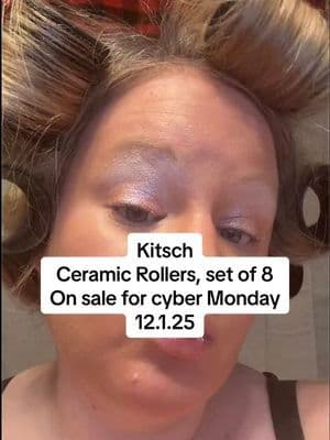 Need volume & curls…. Try @Kitsch LLC Ceramic Thermal Rollers 8pc Set!! #tiktokshopcybermonday #hair #hairtok #rollers