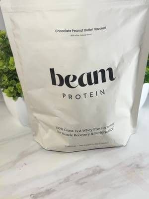 Beam grass-fed whey protein actually tastes GOOD 😩💪🏽✨ #tiktokshop #tiktokmademebuyit #proteinshake #fitnessnutrition #healthyliving