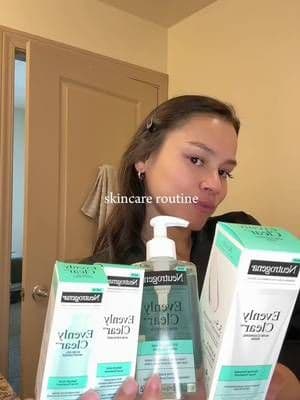 #EvenlyClear #gifted #neutrogenapartner #fyp #skincareroutine @Neutrogena
