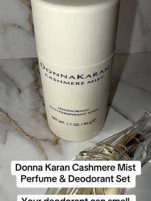 Why stop at perfume when your deodorant can match? This Donna Karan Cashmere Mist set makes fragrance layering ridiculously easy. ✨💕 #DonnaKaran #CashmereMist #Deodorant #LuxuryFragrance #TikTokShop