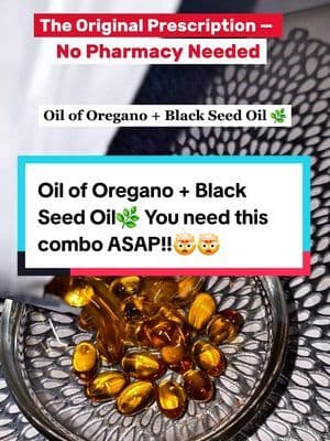 The combo everyone’s calling “The Original Prescription” 🌿 Oil of oregano and black seed oil — the natural wellness duo that supports balance, clarity, and vitality. Alexa says what it’s good for 👀👏🏾 Can’t say I never put you on. They call it “The Original Prescription” 🌿 Oil of oregano and black seed oil are a natural wellness duo that help you feel balanced, refreshed, and ready to take on the day — no pharmacy needed 👏🏾 Can’t say I never put you on. ... #MicrolngredientsSpotlightDay #fyp #abbydames #ViralOnTikTokShop #TikTokShopRestock Disclaimer: This content is for informational and educational purposes only and reflects personal experience. It is not medical advice and is not intended to diagnose, treat, cure, or prevent any disease. Always consult your primary care physician or a qualified healthcare professional before starting any supplement, wellness routine, or dietary change, especially if you are pregnant, nursing, have a medical condition, or are taking prescription medications. Results may vary. Promotions, pricing, availability, or offers mentioned may have changed or ended by the time you see this content.