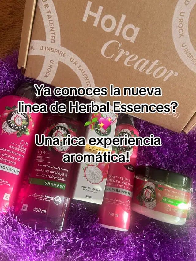 Gracias @Herbal Essences México por esta colección que completa que potencia los beneficios y la experiencia sensorial!