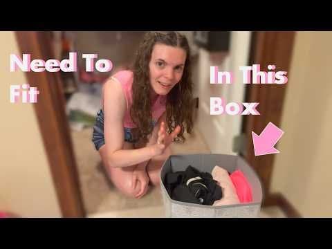 An Indecisive Person Cleans Out Their Workout Clothes