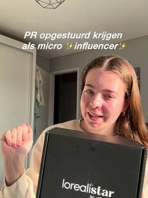 Wie wil er nou geen pr opgestuurd krijgen? @lorealgroupe #pr #influencer #contentcreator