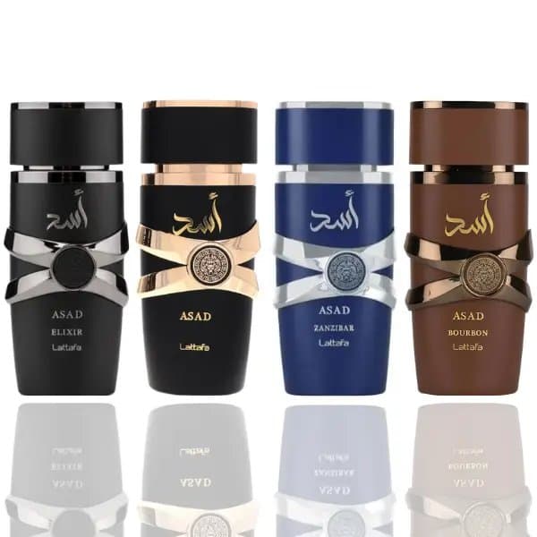 Build a full scent wardrobe in one click. This Lattafa ASAD 4‑piece bundle includes Zanzibar, Original, Elixir and Bourbon — smoky, sweet, spicy and boozy amber‑vanilla profiles for every occasion. Bold bottles, gift‑ready packaging and long‑lasting scent power for daily wear or nights out. Add it to your rotation or gift it to the fragrance lover in your life. #weeklydeals #payday #mensfragrance #cologne #lattafa #giftset #tiktokshopfinds