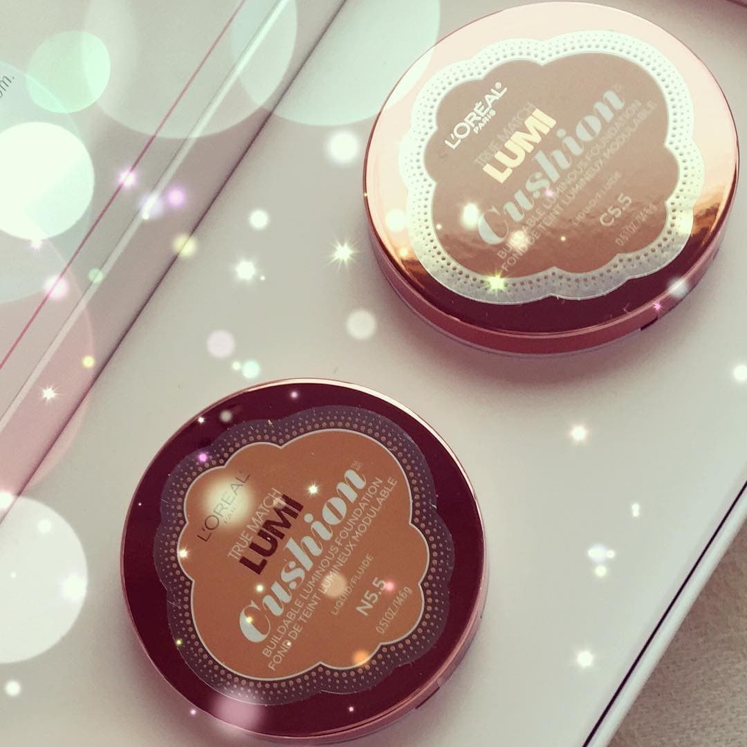 New blogpost up of the @lorealmakeup True Match Lumi Cushion Foundation. It's a new favorite! Link in bio. Chasing prett