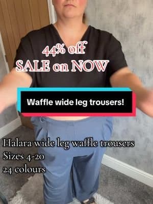 They hide the apron! Enough said! in the basket they go! 44% off right now too! @halara.wardrobe #widelegpants #widelegtrousers #halara #fashion #tiktokmademebuyit #dealdrops #fashiontiktok #fyp #plussizefashion #curvyqueen #halarauk #halarapants
