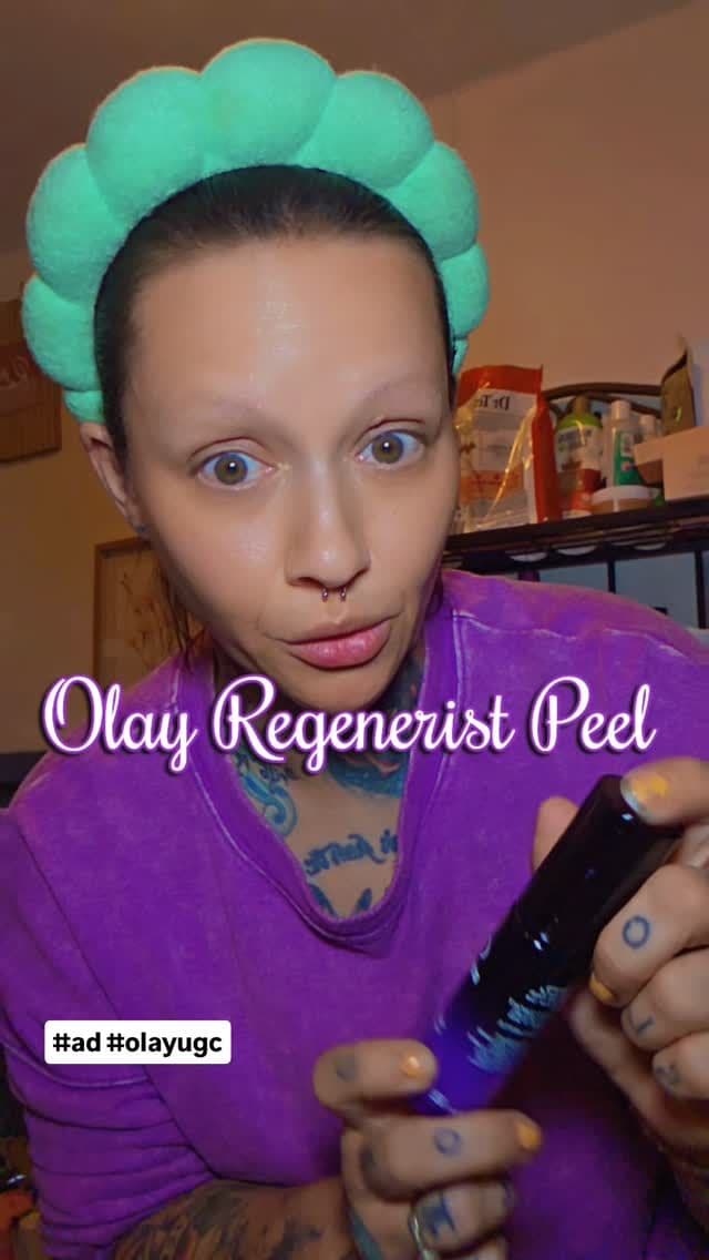 Regenerist Resurfacing Peel Night Treatment - First Impressions. Thank you Olay for gifting me these products! #ad #olay