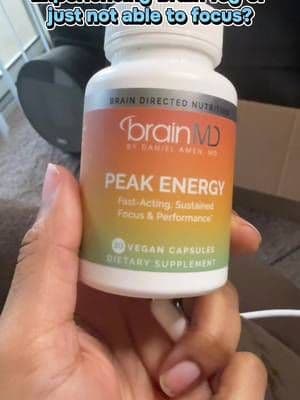 BrainMD Peak Energy – TikTok Caption When your to-do list is long but your energy is giving… absolutely not 😩 That’s when I reach for BrainMD Peak Energy. It’s made for fast-acting energy, sustained focus, and mental performance without the crash. Perfect for workdays, content days, or when your brain needs to clock in with you. 🧠⚡ #BrainEnergy #FocusSupport #ProductivityBoost #WellnessRoutine #TikTokShopFinds