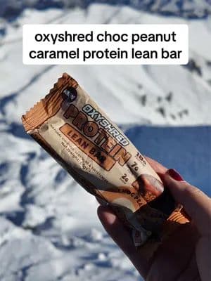 took a @OxyShred Energy Protein Lean Bar up the maunga and it did not disappoint 🏔️🤍 high protein, low sugar, and it a