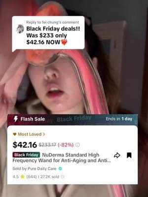Replying to @fei chung This NuDerma skincare wand is effective works!! It could use on hair too, Its on sale now!! Run! . . . #acne #healthyskin #glowingskin #tiktokshop #hairloss #tightening #tiktokshopblackfriday #tiktokshopcybermonday #spotlightfinds