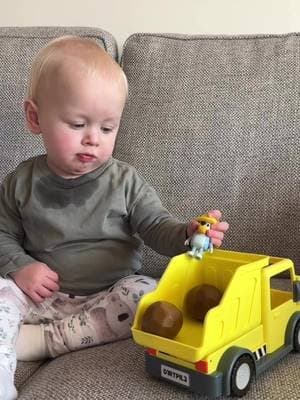 #ad #gifted theodore was sent the bluey dump truck from @comerounduk @moosetoys this was a welcome addition for our truck loving toddler. it comes with a set of stickers which he used to personalise his truck. get yours now from @smythstoys #blueydumptruck #bluey #toddlertoys #toddlerfun #toddlerplay #toddlerlearning #toddlerapproved #toddlermom #moosetoys #comerounduk #ugc #ugccreator #ugcexample #ugccontent