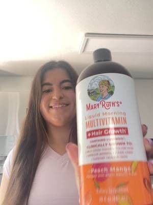 If you hate taking pills like me… this liquid vitamin is a game changer 💥 Tastes like peach mango and actually works 💛 @MaryRuth's Grab it on Amazon for 40% OFF today only with code: BAJULYPRIME 🧃 #amazonfinds #maryruthspartner #vitaminroutine #latinacreator #miami