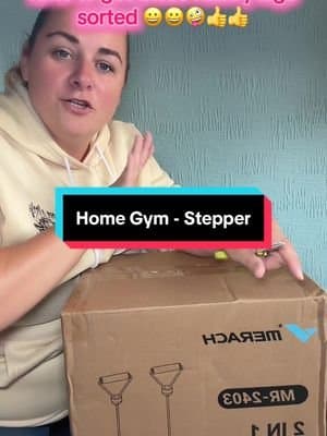@Merach Sports absolutely loving my stepper, so far so good! 😊 I like the fact it takes my weight & I don’t need to worry 👍 #tiktokmademebuyit #whatsforyou #foryoudays #homegym #excercise