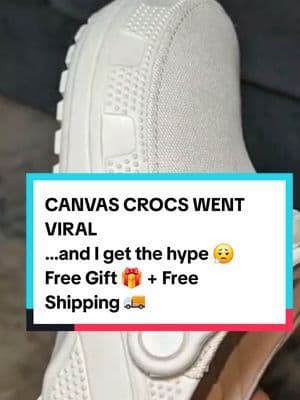 These canvas Crocs are already viral and Iโm officially obsessed ๐ฎโ๐จ Lightweight, breathable, easy to style โ and YES you can still add gems ๐ Free gift and free shipping? Say less. @Crocs really stepped it up with this one: soft canvas upper, padded inside, 4 colors, and the comfort we all know and love. Back-to-school or everyday errands โ these are a MUST. Grab your size while you still can ๐๐พ๐๐พ๐๐พ ... \#fyp #abbydames #TikTokShopFinds #canvasclogs #viralproducts #TikTokShopRestock #TikTokShopSummerTurnUp #Dealsforyoudays #superbrandday #FunInTheSun #blacktiktok #Texasinfluencer #TikTokpartner #ShopWithMe #CrocsCanvas #tiktokmademebuyit #crocs #CrocsSuperBrandDay #CrocsSBD #CrocsFirstDayFit #CrocsFirstDayFullSlay #tiktokshopbacktoschool #crocsnewarrivals #clogs #fallshoes