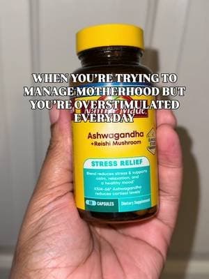 On a serious note, I personally really wanted to try the ashwaghanda to help manage my own stress levels and help me relax so that I can show up as a better mom. I even recommended it to my brother who is a stressed out dad 🤣 them kids will do you in!! Definitely worth giving it a try. #ashwaghanda #naturemadevitamins #stressrelief #tiktokshopblackfriday #TwoPeasAndOurPod🌱