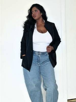 Tall girl approved 🤍 If you’re 5'7”+ and always searching for the perfect jean length, Express understood the assignment. From polished denim to an effortless dress, these looks make getting dressed so easy. @EXPRESS #DressToExpress #gifted