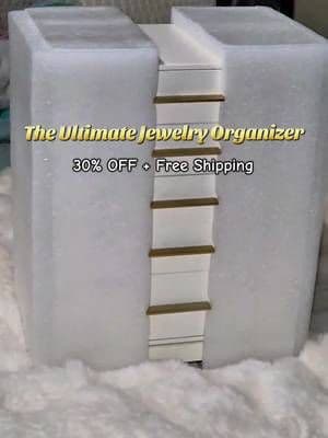 The jewelry box you didn’t know you needed 😍 360° rotation, glass window, 5 drawers, and so much space for every piece you love. Perfect for your vanity or as the dream gift for someone who loves organization and aesthetics. ✨ Tap the cart to shop while it’s still 30% off + free shipping! @SONGMICS HOME #jewelryorganizer #vanityinspo #jewelrystorage #songmicshome #tiktokshopblackfriday