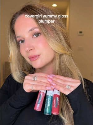 trying @COVERGIRL yummy plumping gloss. this gloss gives your lips up to 35% plumper appearance 💓 @target #covergirl #Y