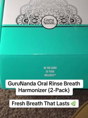 Keep your breath fresh for hours with GuruNanda Breath Harmonizer. This alcohol-free mouthwash helps freshen breath while supporting your everyday oral hygiene routine. #TikTokShop #FreshBreath #Mouthwash #OralCare #GuruNanda