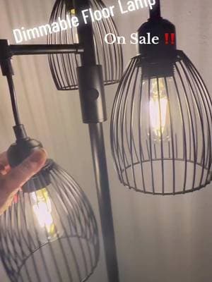 A perfecf piece for any home!!! Dimmable floor lamp is currently on sale click the link below to grab yours now #metal #lamp #lights #lighting #floorlamp #homedecor #hometok #tiktokshop #tiktokshopfinds #Splice