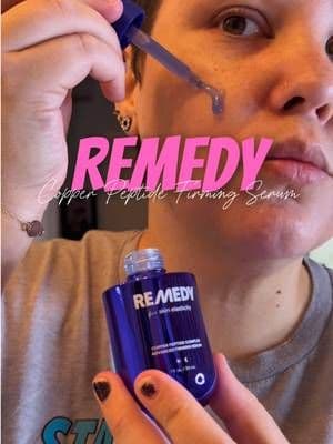 Noticing your skin isn't as firm as it used to be? 💙 I've been adding this copper peptide serum to my routine because it's lightweight, layers perfectly under moisturizer and SPF, and combines 1% GHK-Cu copper peptides, hyaluronic acid, polyglutamic acid, and peptides to help support smoother, more hydrated-looking skin. If you're building a skincare routine for dry or mature skin, this one is worth a look! ✨ @Remedy Science #tiktokshopsummersale #tiktokshopcreatorpicks #TikTokShopFinds #tiktokshopbacktoschool #remedy