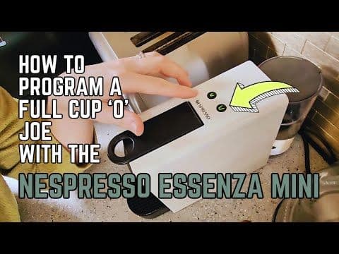 How to Program a Full Cup on Your Nespresso Essenza Mini!