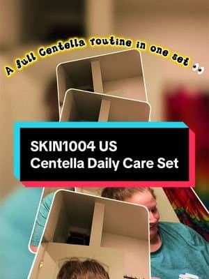 The @SKIN1004 US Centella Daily Care Set brings together four steps in one routine: cleansing oil, ampoule foam, Centell